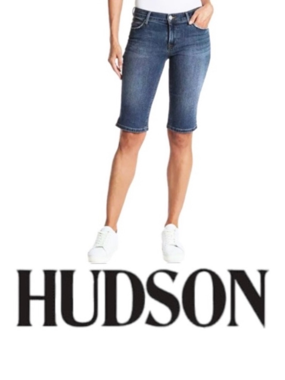 HUDSON | Viceroy Knee Short Bermuda Skinny Denim Size 27